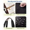 image:imagemommore Canvas Diaper Bag Tote Stylish Mommy Baby Hospital Bag  Insulated Pockets Stroller Straps amp Portable Changing Pad Large Capacity for Labor DeliveryKhaki Brown