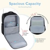 image:imagemommore Diaper Bag Backpack Large Baby Bag 37L with 156 Laptop Sleeve Mom Bags with Insulated Pockets Changing Pad Stroller Straps Travel WorkSolid Black