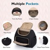 image:imagemommore Diaper Bag Backpack Large Travel Baby Bag for Daily Essentials  Stylish Diaper Backpack for Toddler Insulated Pockets Changing Pad amp Stroller Straps for Outdoor TripBlack