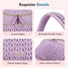 image:imagemommore Diaper Bag Backpack Stylish Mini Baby Bag with Changing Pad  Insulated Pockets amp Stroller Straps Small Diaper Backpack Compact Maternity Bag for Baby Essentials Hospital amp Daily WorkPurple