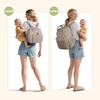 image:imagemommore Diaper Bag Backpack Stylish Mini Baby Bag with Changing Pad  Insulated Pockets amp Stroller Straps Small Diaper Backpack Compact Maternity Bag for Baby Essentials Hospital amp Daily WorkPurple