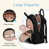 image:imagemommore Diaper Bag Backpack Stylish Mini Baby Bag with Changing Pad  Insulated Pockets amp Stroller Straps Small Diaper Backpack Compact Maternity Bag for Baby Essentials Hospital amp Daily WorkCoffee27l