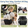 image:imagemommore Diaper Bag Backpack Travel Baby Bag with Changing Pad for Mom Dad  Insulated Pockets Luggage amp Stroller Straps Large Maternity Bag for Newborn Baby Essentials Hospital amp Work Beige1pinkbegie