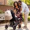 image:imagemommore Diaper Bag Backpack Travel Baby Bag with Changing Pad for Mom Dad  Insulated Pockets Luggage amp Stroller Straps Large Maternity Bag for Newborn Baby Essentials Hospital amp Work Beige2khakibeige