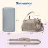 image:imagemommore Diaper Bag Tote Large Travel Baby Bag with Pacifier Case  Portable Changing Pad Insulated Pocket amp Stroller Strap Baby Essentials Maternity Bag  Hospital Bag for Labor DeliveryCoffee