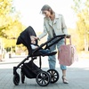 image:imagemommore Diaper Bag Tote Small Baby Bag with Insulated Pockets Lightweight Mommy Tote with Stroller Straps Nurse Gym TravelBpink