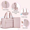 image:imagemommore Diaper Bag Tote Small Baby Bag with Insulated Pockets Lightweight Mommy Tote with Stroller Straps Nurse Gym TravelBpink