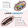 image:imagemommore Diaper Bag Tote Small Baby Bag with Insulated Pockets Lightweight Mommy Tote with Stroller Straps Nurse Gym TravelBpink