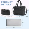 image:imagemommore Diaper Bag Tote with Stroller Organizer Puffy Travel Baby Tote  3 PCS Large Capacity Maternity Bag with Changing Pad Hospital Bag for Labor and Delivery Mom amp Dad Newborn EssentialsBlack