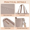 image:imagemommore Diaper Bag Tote with Stroller Organizer Puffy Travel Baby Tote  3 PCS Large Capacity Maternity Bag with Changing Pad Hospital Bag for Labor and Delivery Mom amp Dad Newborn EssentialsKhaki