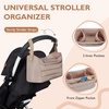 image:imagemommore Diaper Bag Tote with Stroller Organizer Puffy Travel Baby Tote  3 PCS Large Capacity Maternity Bag with Changing Pad Hospital Bag for Labor and Delivery Mom amp Dad Newborn EssentialsKhaki
