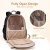 image:imagemommore Neoprene Diaper Bag Backpack Small Baby Bag Travel Mini Diaper Backpack for Newborn with Insulated Pockets Stroller Straps  Waterresistant neoprene Small diaper backpack with Insulated Pockets amp Stroller StrapsBlack