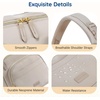 image:imagemommore Neoprene Diaper Bag Backpack Small Lightweight  Water Resistant For Boys Girls Newborn With Changing Pad Stroller StrapsLight Beige