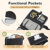 image:imagemommore Portable Changing Pad for Baby Newborn Water Resistance Detachable Travel Diaper Changing Mat with Wipes Pockets Padded Pillow Baby Essentials Gifts GreyNormalGrey