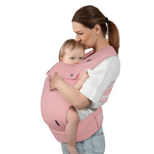 image:imagemommore Baby Carrier Newborn to Toddler Ergonomic Baby Infant Carrier with Lumbar Support Comfort with Adjustable Head Support Easy to Put On with Storage Bag