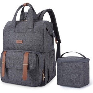 image:imagemommore Breast Pump Bag for Spectra S1S2 amp Medela with Insulated Cooler  Pumping Backpack Work Bag for Breastfeeding Mom with 15 Laptop Sleeve Large Diaper Bag Backpack for Travel amp DaycareGrey