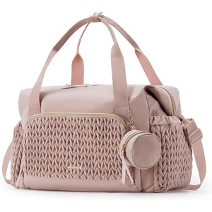 image:imagemommore Diaper Bag Tote Large Travel Baby Bag with Pacifier Case  Portable Changing Pad Insulated Pocket amp Stroller Strap Baby Essentials Maternity Bag  Hospital Bag for Labor DeliveryPink