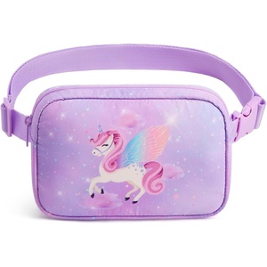 image:imageCute Fanny Pack for Girls Little Girls Kids Crossbody Purse Age 612  Adjustable Girls Belt Bag Ages 412 Birthday Gifts for 412 Year Old Girls Cute Unicorn Heart Horse and Butterfly PrintsHorse Pattern Print