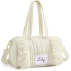 image:imageMommore Puffy Ballet Dance Bag for Girls 610 with Makeup Bag Beige CherryBeige