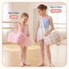 image:imageMommore Puffy Ballet Dance Bag for Girls 610 with Makeup Bag Beige CherryPink Bow