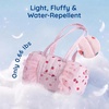 image:imageMommore Puffy Ballet Dance Bag for Girls 610 with Makeup Bag Beige CherryPink Strawberry